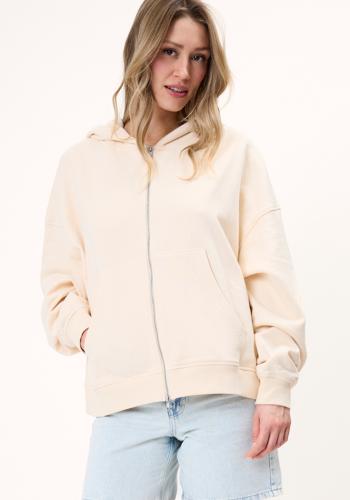 Preview: OH_APRIL_BF_Zip_Hoodie_Flower_Beige_2