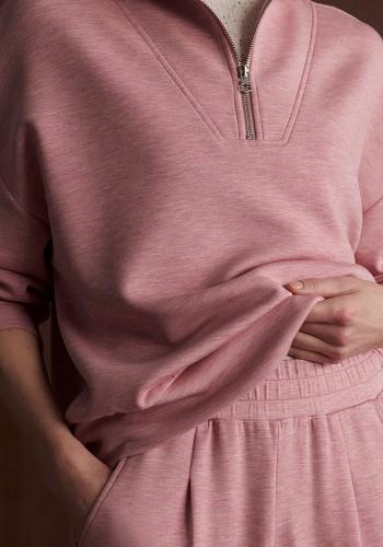 Preview: VARLEY_Hawley_Half_Zip_Sweat_Rose_Marl_3