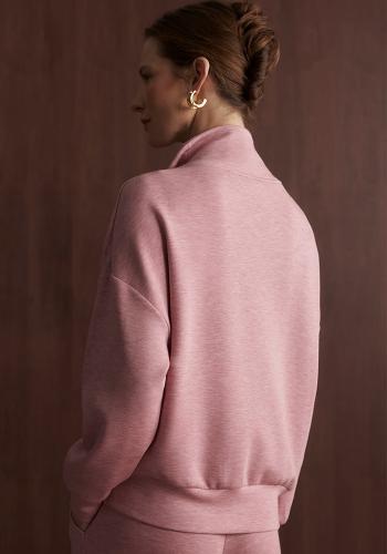Preview: VARLEY_Hawley_Half_Zip_Sweat_Rose_Marl_4