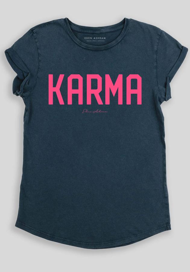 EDEN_ASHRAM_Karma_Premium_Rolled_Sleeve_T_Shirt_Stonewash_Denim_2
