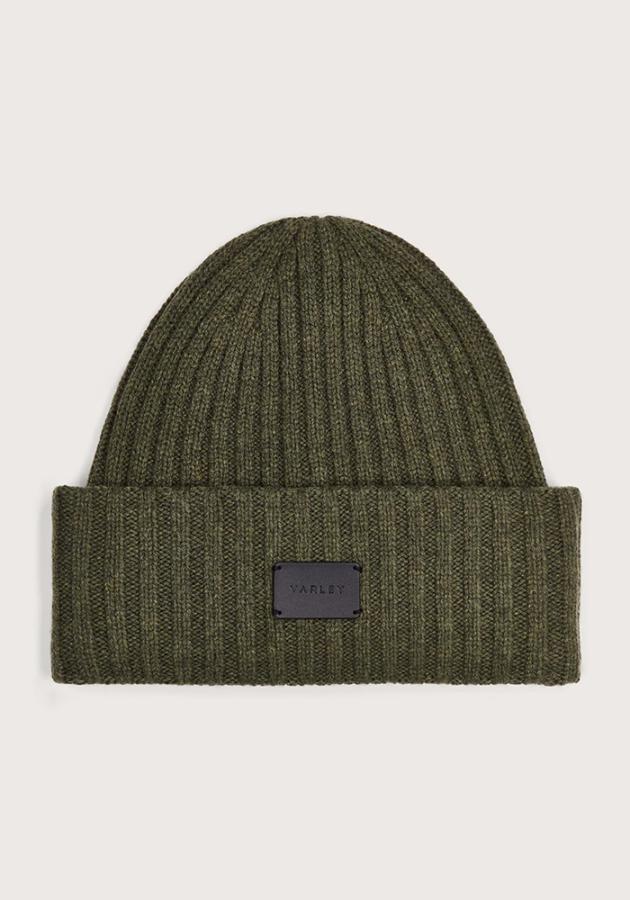 VARLEY_Elva_Chunky_Rib_Beanie_Mid_Olive_Marl_2