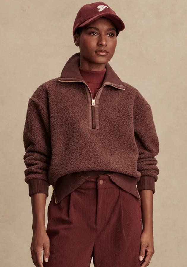 VARLEY_Roselle_Half_Zip_Fleece_Deep_Mahogany_2